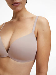 Calvin Klein | Form Push Up Plunge | Silver Rose