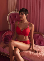 Freya | Offbeat Moulded Demi | Chilli Red
