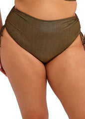 Elomi | Sunset Shimmer Adjustable Bikini Brief | Gold Rush