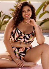 Elomi | Ocean Avenue Crop Bikini Top | Multi