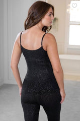Pour Moi | Second Skin Thermal Cami Top | Glitter Black