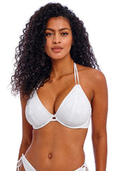 Freya | Nomad Nights Halter Bikini Top | White