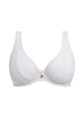 Freya | Nomad Nights High Apex Bikini Top | White