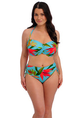 Fantasie | Pichola Twist Bandeau Bikini Top | Aqua
