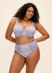 Elomi | Morgan High Leg Brief | Blue Leopard