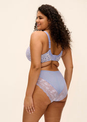 Elomi | Morgan High Leg Brief | Blue Leopard