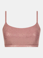 Chantelle | Padded Bralette | Pink Leo Shimmer