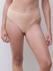 Chantelle | Cozy Chic High Cut Brief | Clay Nude