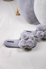 Pretty You London | Dolly Slippers | Grey