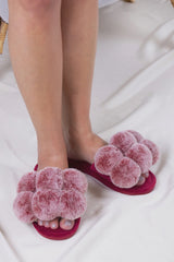 Pretty You London | Dolly Slippers | Red