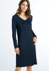 Hanro | Bea Cotton Long Sleeved Nightdress