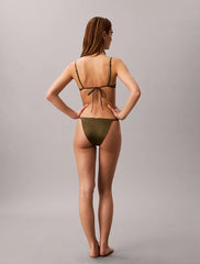 Calvin Klein | CK Shine Bikini Bottom | Brush Green