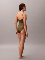 Calvin Klein | CK Shine Swimsuit | Brush Green
