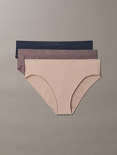 Calvin Klein | Bonded Flex Bikini Briefs 3 Pack | Shoreline/Cedar/ Sparrow