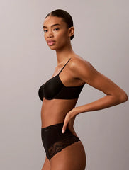 Calvin Klein | Sensual Stretch Lace Shapewear Thong | Black