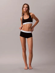 Calvin Klein | Icon Cotton Modal Unlined Bralette | Black