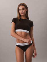 Calvin Klein | Icon Cotton Modal T-Shirt Bralette | Black