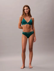 Calvin Klein | Icon Cotton Modal Lightly Lined Triangle Bralette | Turf