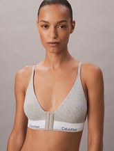 Calvin Klein | Icon Cotton Modal Lightly Lined Recovery Bra | Grey Heather