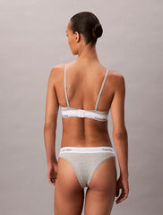 Calvin Klein | Icon Cotton Modal Lightly Lined Recovery Bra | Grey Heather