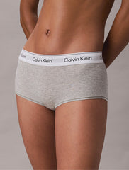 Calvin Klein | Icon Cotton Modal Boy Shorts | Grey Heather