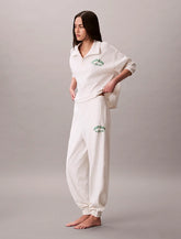 Calvin Klein | Cotton Heritage Logo Lounge Joggers | Tofu