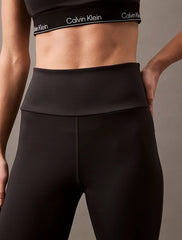 Calvin Klein | Quick-Dry High Rise Flared Gym Leggings | Black