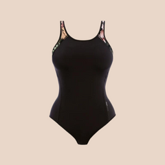 Freya | Freestyle Moulded Swimsuit | Jungle Black