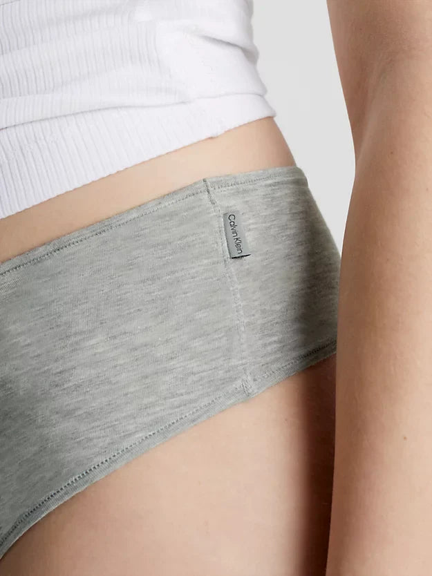 Calvin Klein | High Waisted Thong | Grey Heather