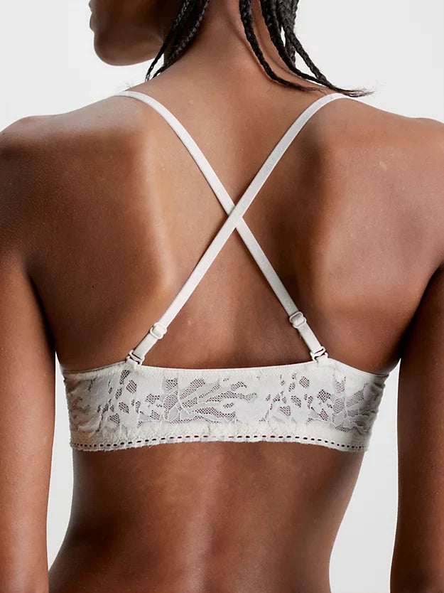 Calvin Klein | Soft Lace Bralette | Ivory