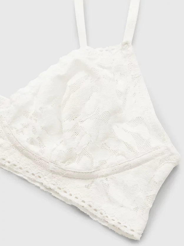 Calvin Klein | Soft Lace Bralette | Ivory