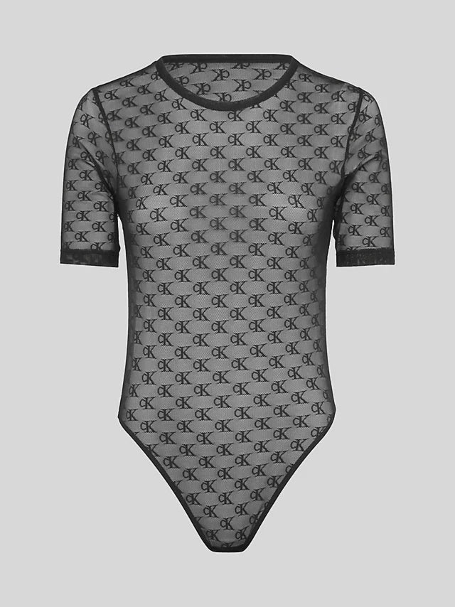 Calvin Klein | Ck96 Lace Bodysuit | Black