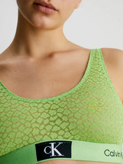 Calvin Klein | CK96 Unlined Bralette | Fab Green