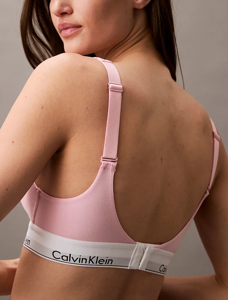 Calvin Klein | Icon Cotton Modal Lift Bralette | Buff Pink