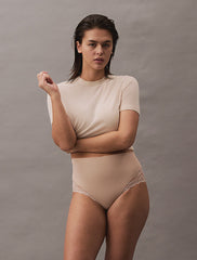 Calvin Klein | Sensual Stretch Lace Shapewear Briefs | Cedar
