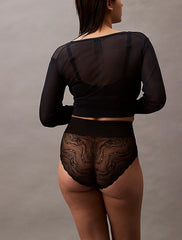 Calvin Klein | Sensual Stretch Lace Shapewear Briefs | Black