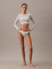 Calvin Klein | Modern Cotton T-Shirt Bralette | Grey Heather