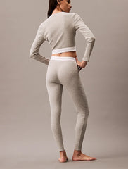 Calvin Klein | Modern Rib Lounge Leggings | Grey Heather