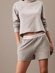 Calvin Klein | Modern Terry Lounge Shorts | Grey Heather