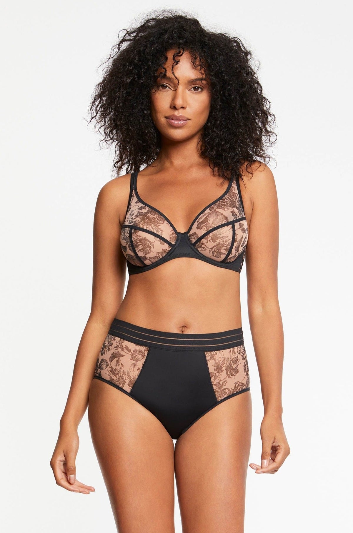 Maison Lejaby | Nufit Garden High Waisted | Black