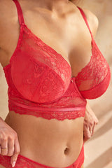 Cleo | Selena Longline Plunge | Paradise Pink