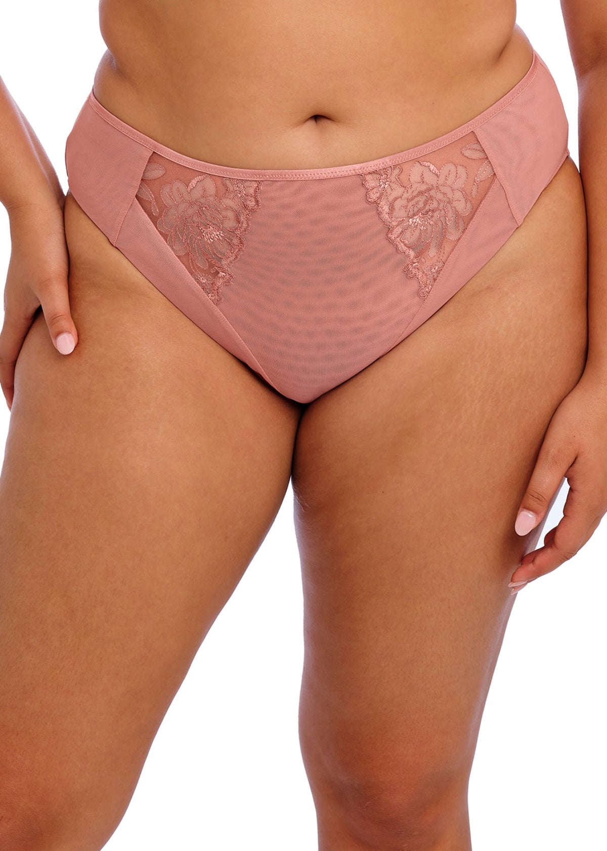 Elomi | Teagan High Leg Brief | Ash Rose