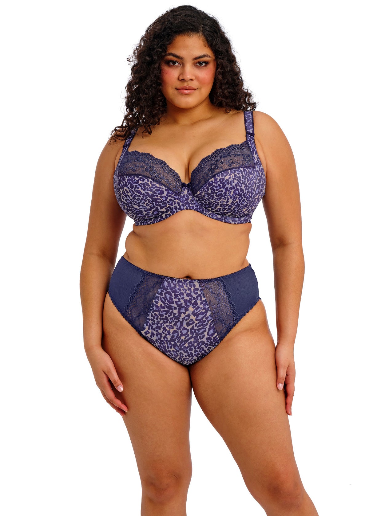 Elomi | Lucie High Leg Brief | Midnight