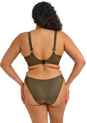 Elomi | Sunset Shimmer Plunge Bikini Top | Gold Rush