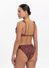 BeachLife | Zebra Side Tie Bikini Bottom