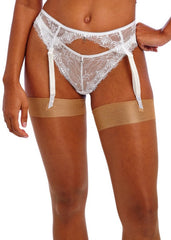 Freya | Fascinate Suspender | White
