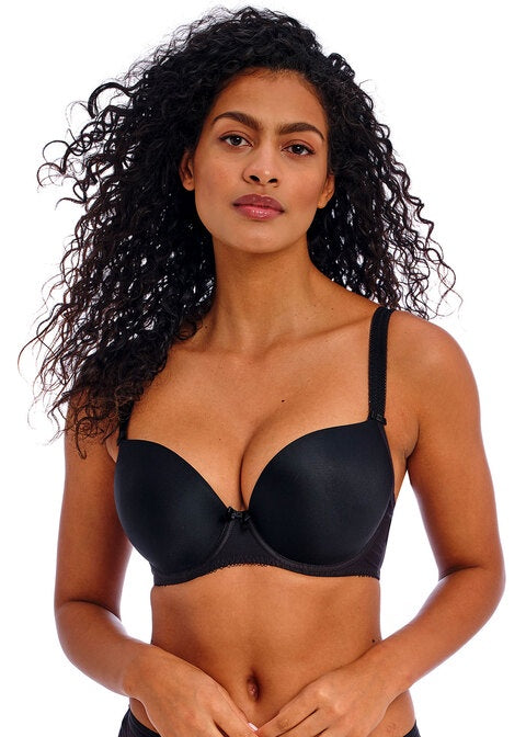 Freya | Deco Moulded Plunge T-Shirt Bra | Black