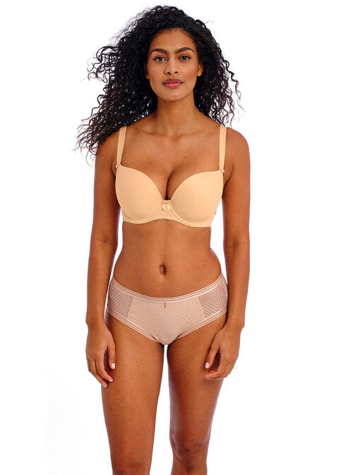 Freya | Deco Moulded Plunge T-Shirt Bra | Nude