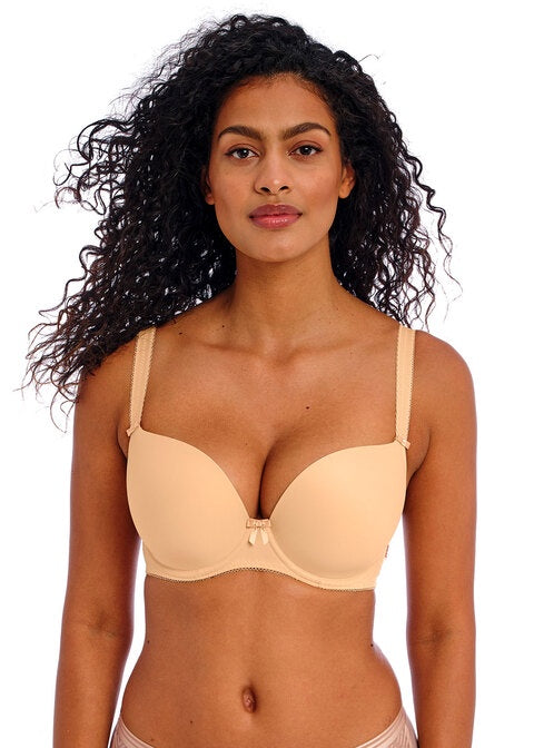 Freya | Deco Moulded Plunge T-Shirt Bra | Nude