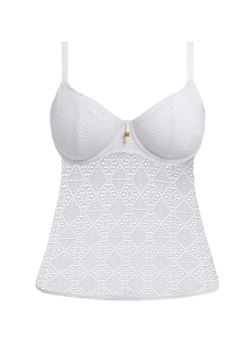 Freya | Nomad Nights Plunge Tankini | White